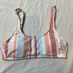Striped Bikini Top